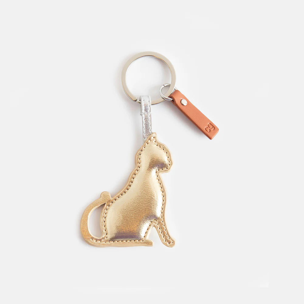 Gold Cat Keyring | Bookazine HK