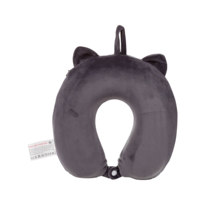 Kids Memory Foam Travel Neck Pillow - Cat | Bookazine HK