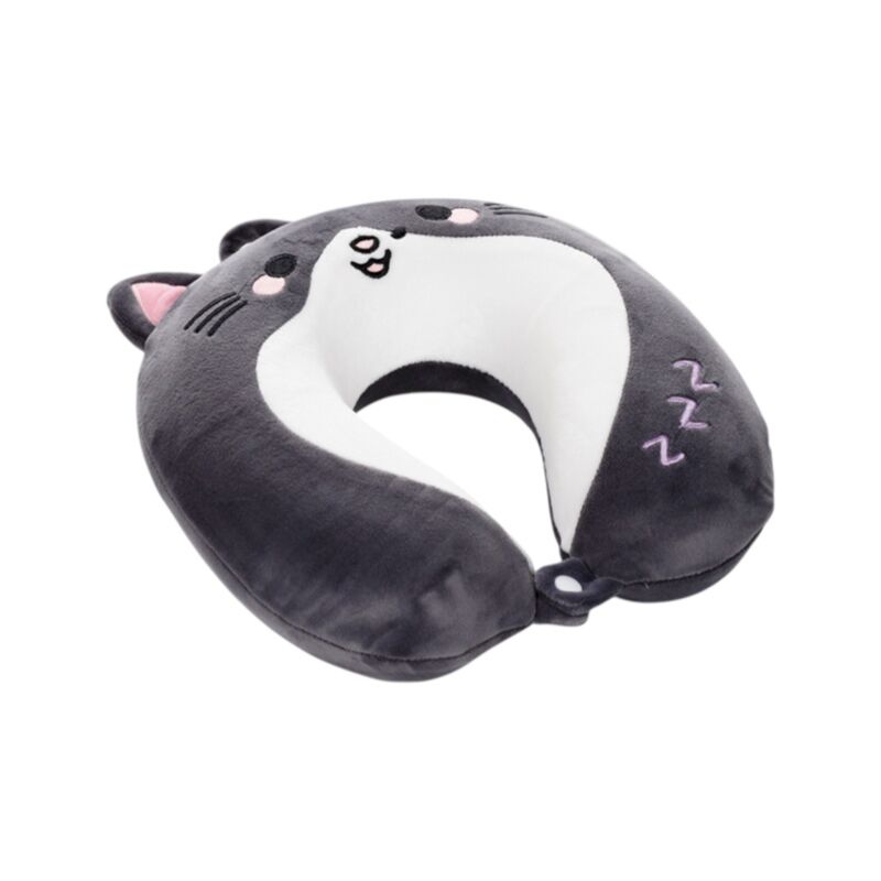Kids Memory Foam Travel Neck Pillow - Cat | Bookazine HK