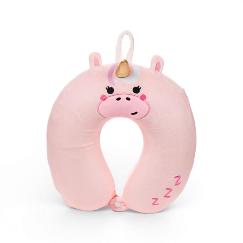 Kids Memory Foam Travel Neck Pillow - Unicorn | Bookazine HK