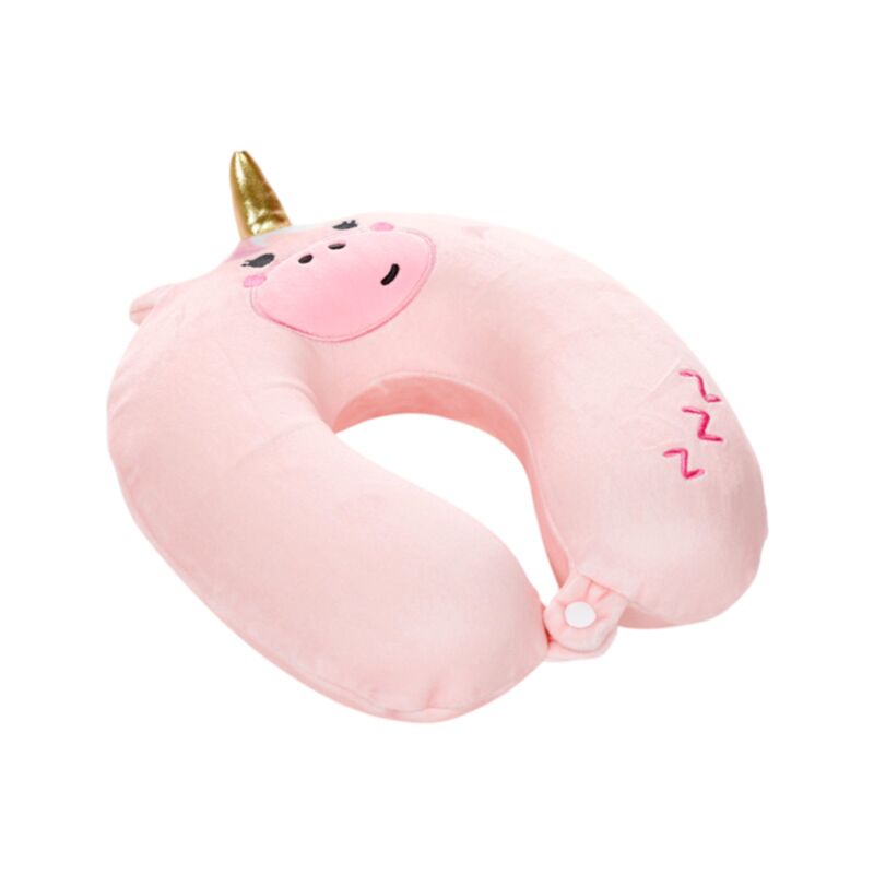 Kids Memory Foam Travel Neck Pillow - Unicorn | Bookazine HK