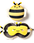 Bee Travel Pillow & Eye Mask