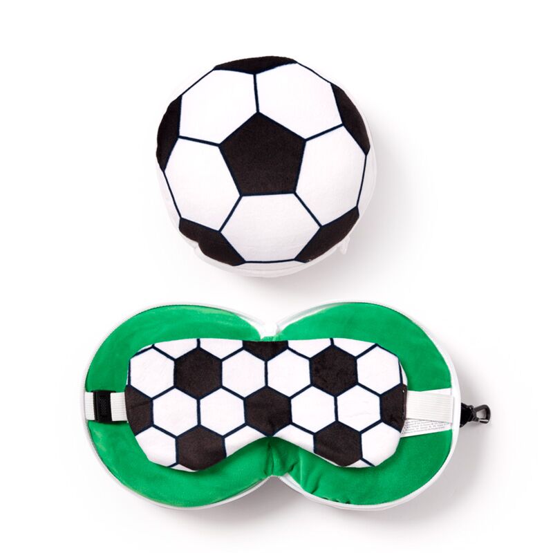 Football Kids Travel Pillow & Eye Mask | Bookazine HK