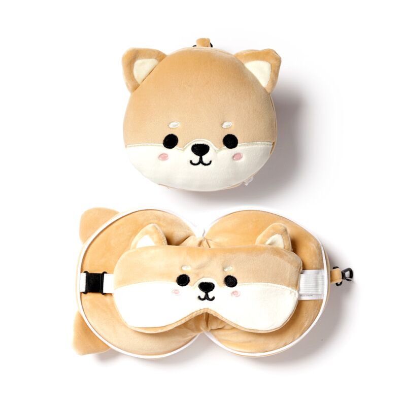 Shiba Inu Dog Kids Travel Pillow & Eye Mask  | Bookazine HK