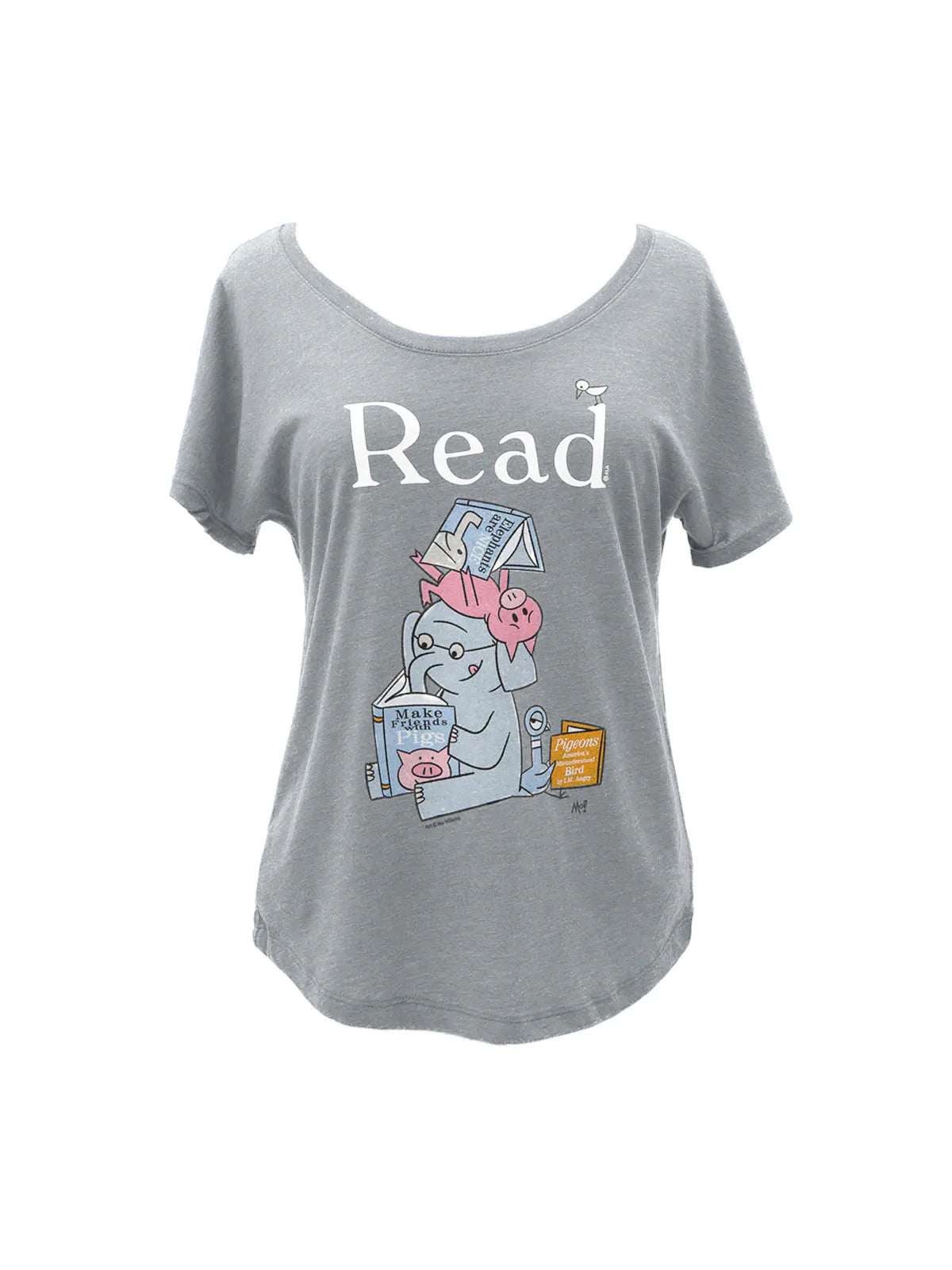 Elephant & Piggie Read Women's T Shirt X-Small | Bookazine HK