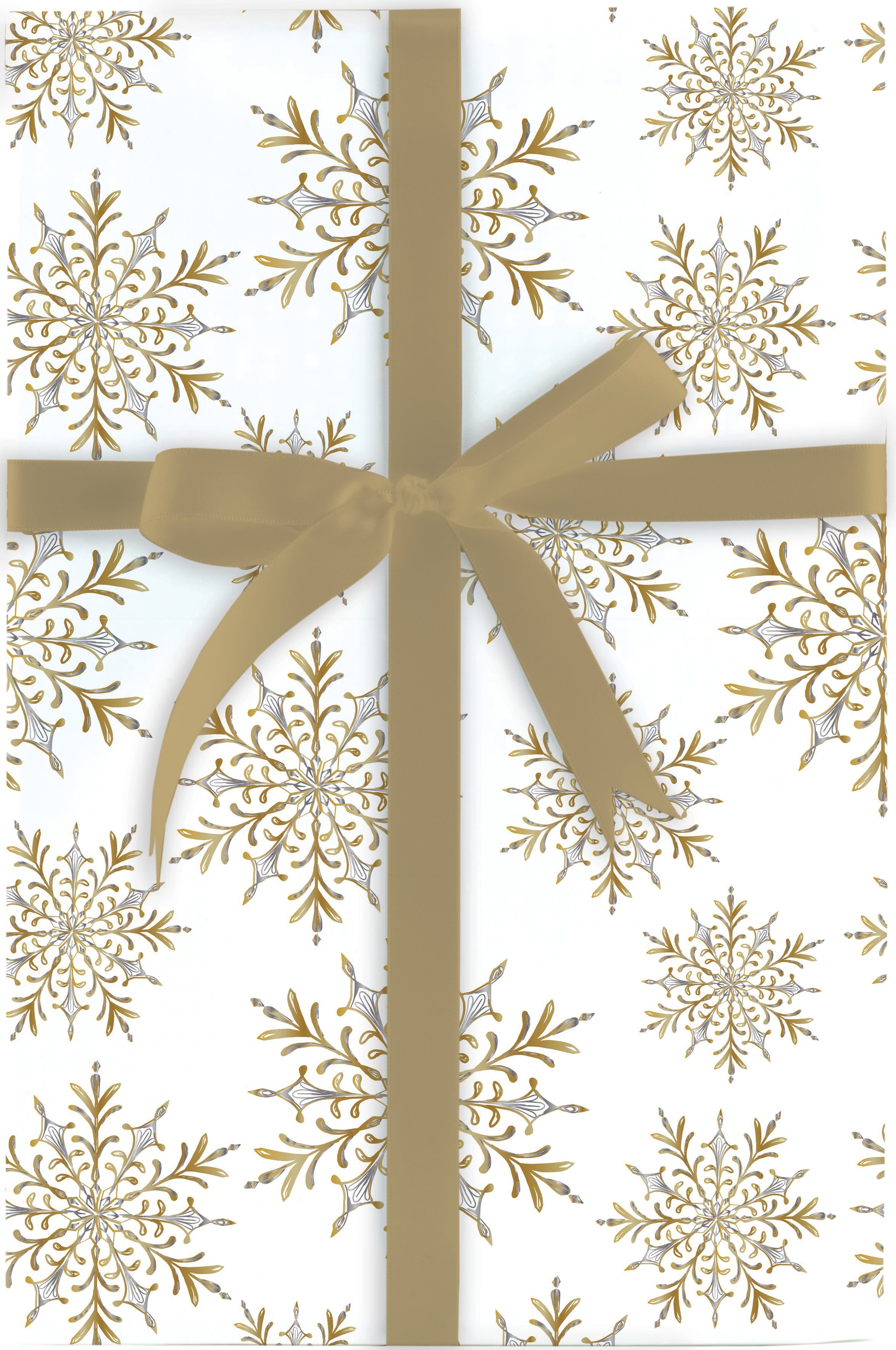 Luxe Snowflake Jumbo Roll Wrap 10Ft  | Bookazine HK