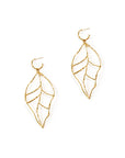 Leaf of Learning Earrings - Gold | Bookazine HK