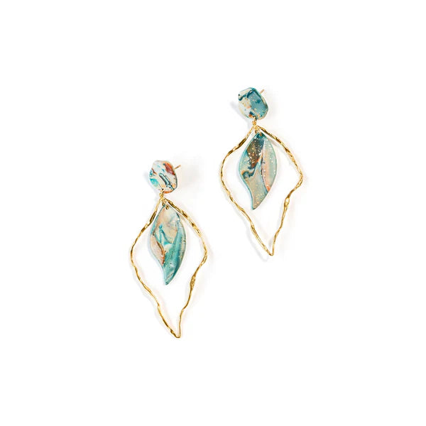 Leaf of Refuge Earrings -  Gold | Bookazine HK