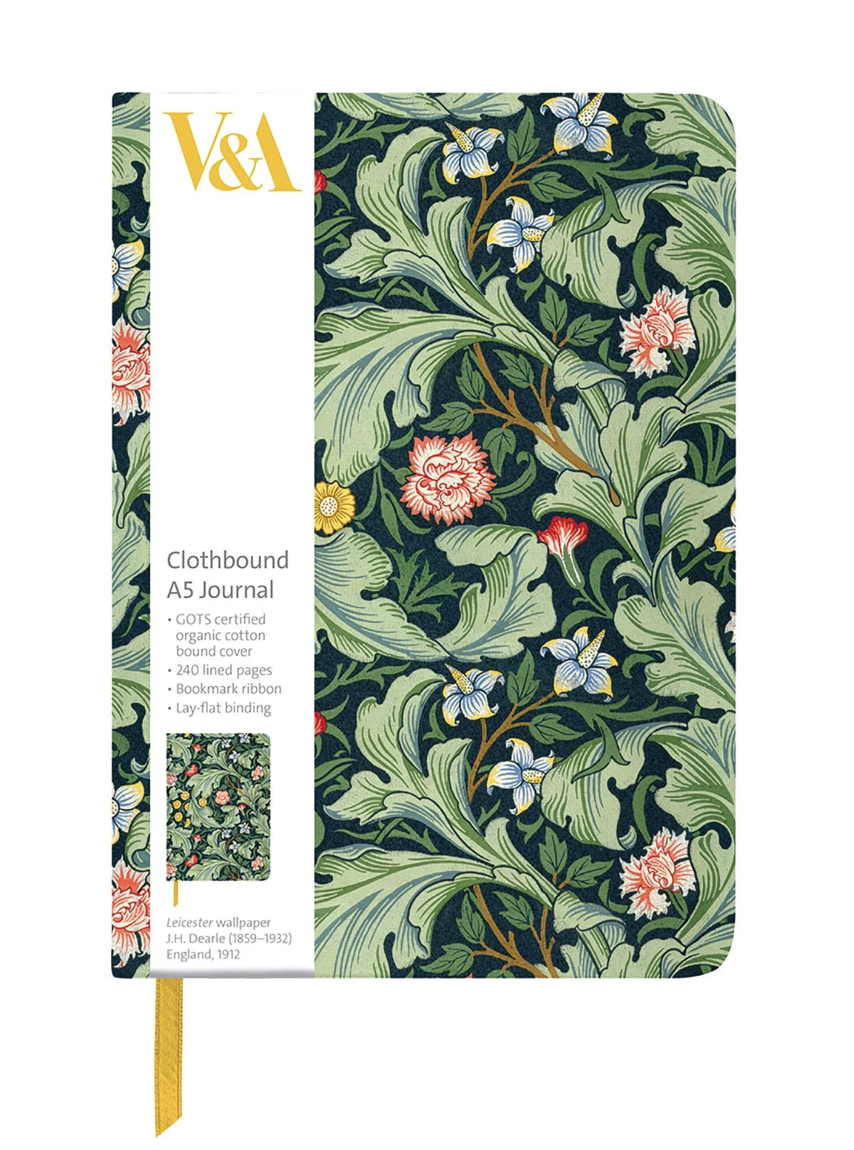 Leicester Wallpaper Cloth A5 Journal