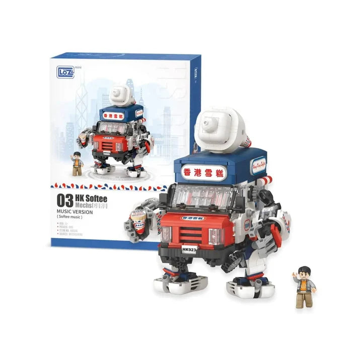 Hong Kong Ice Cream Truck (Music Edition) Building Blocks Robot