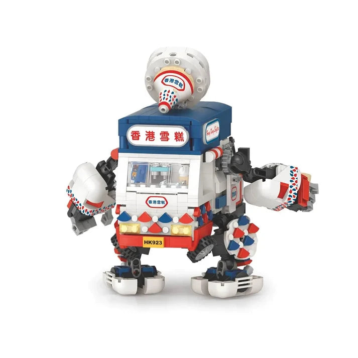 Hong Kong Ice Cream Truck (Music Edition) Building Blocks Robot