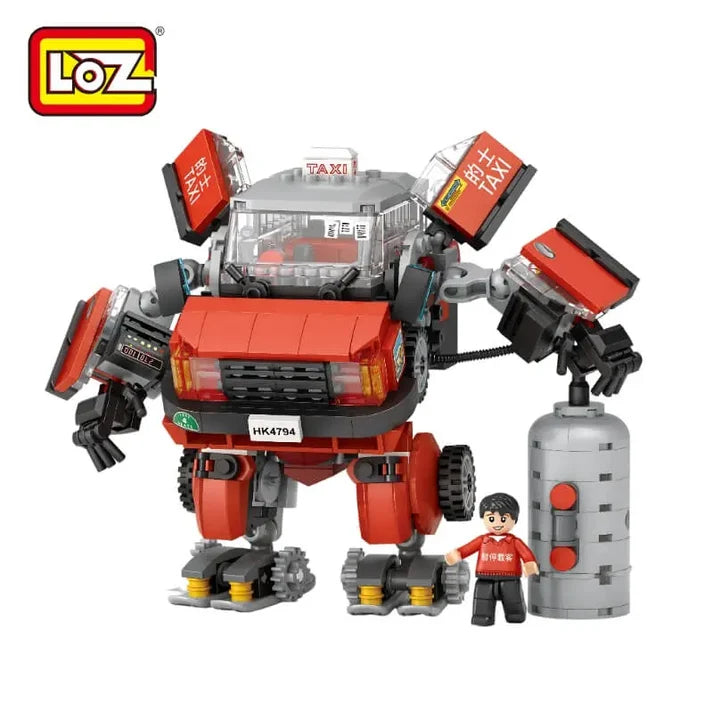 Hong Kong Taxi Building Blocks Robot