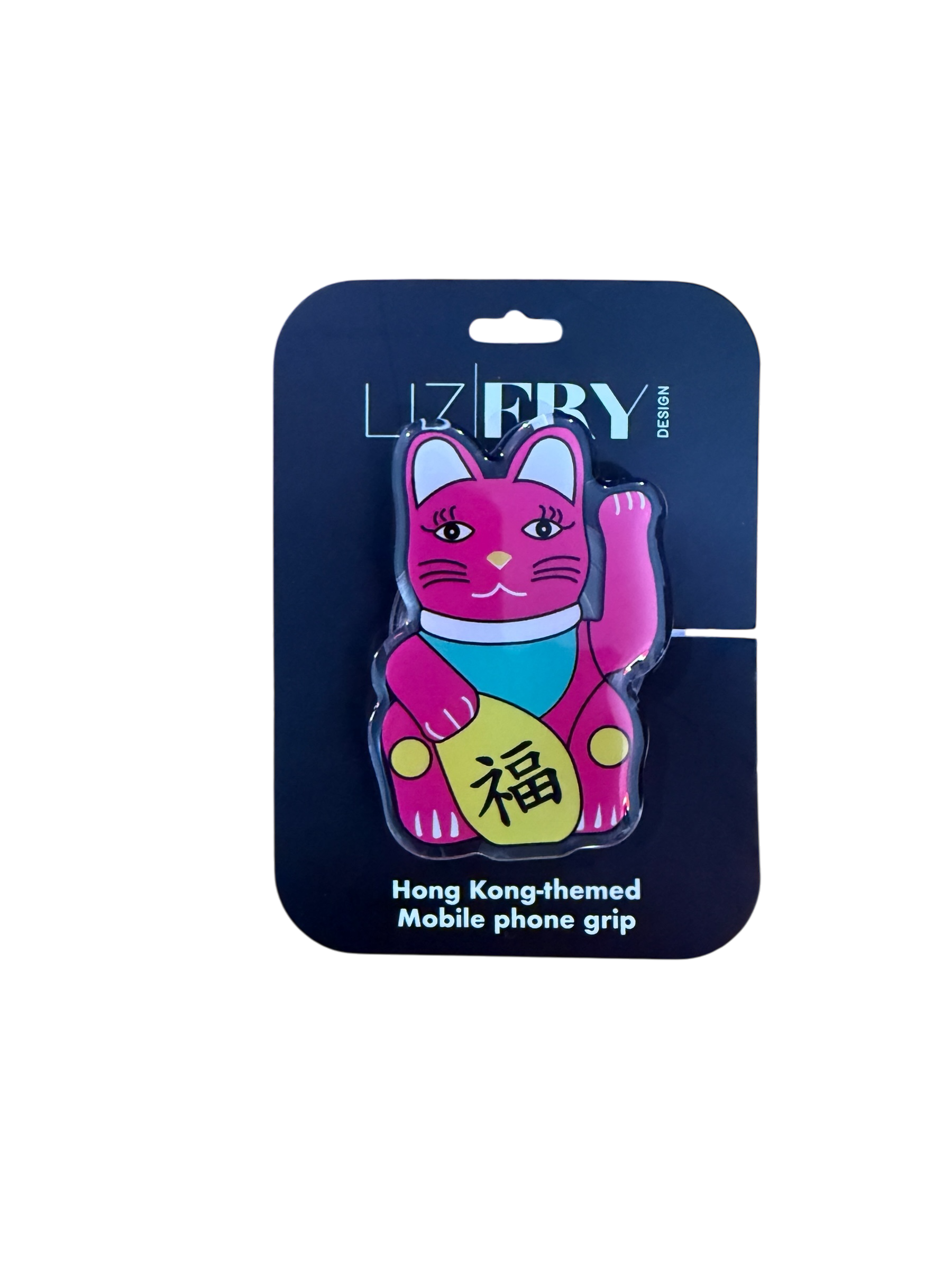 Pink Lucky Cat Popsocket | Bookazine HK