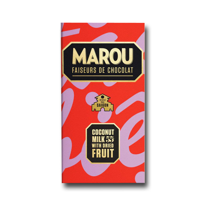 Marou - Saigon Coconut Milk 55% + Dried Fruit 80G | Bookazine HK