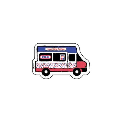 Hong Kong Style Ice Cream Van Magnet | Bookazine HK
