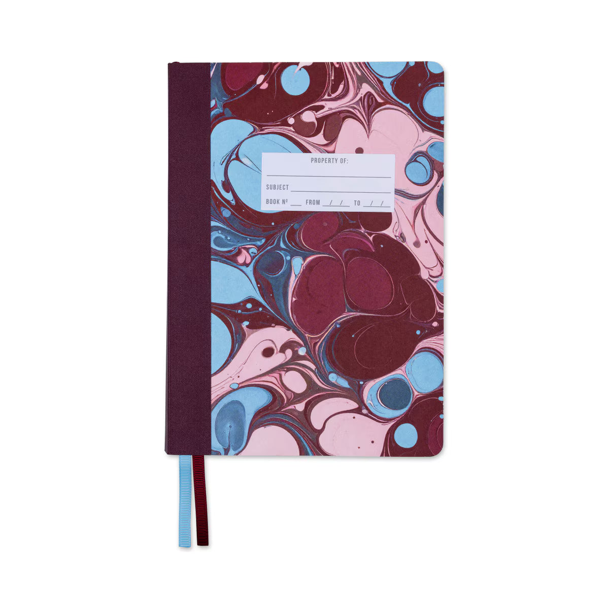 Marble Soft Cover Journal - Burgundy Sky | Bookazine HK