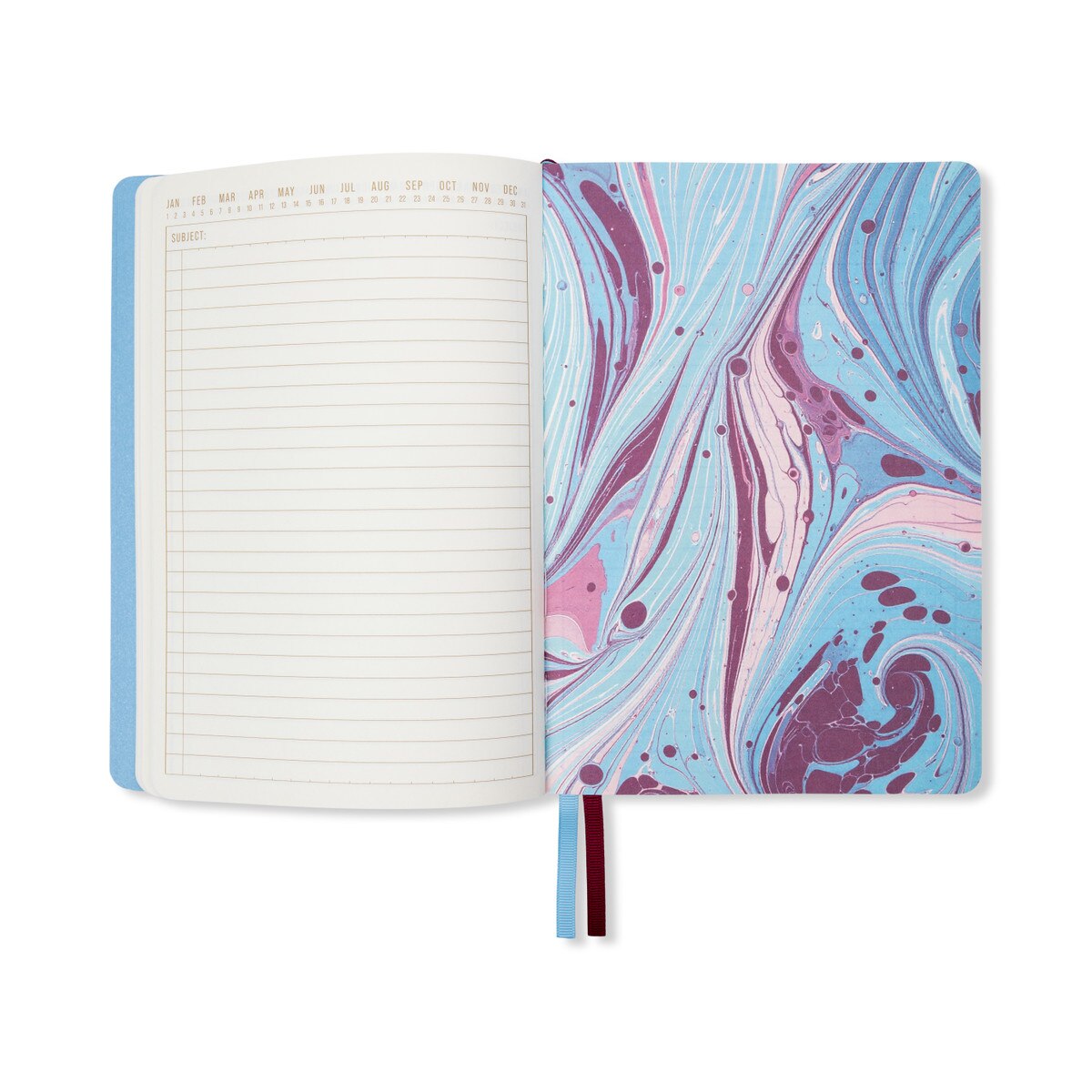 Marble Soft Cover Journal - Burgundy Sky | Bookazine HK