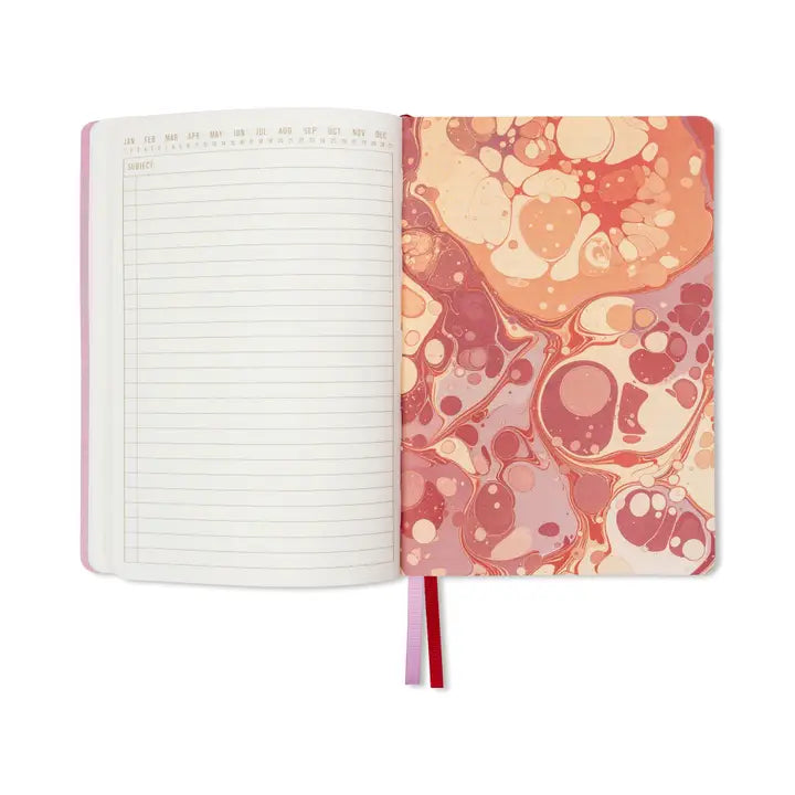 Marble Soft Cover Journal - Cherry Peach | Bookazine HK