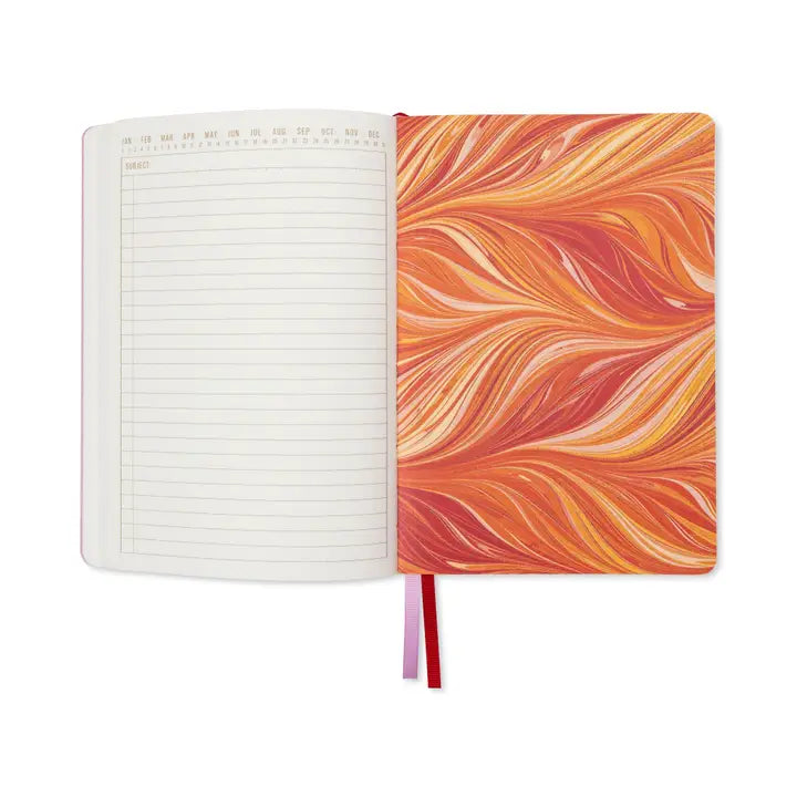 Marble Soft Cover Journal - Cherry Peach | Bookazine HK