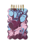 Marble Wavy Notepad - Burgundy Sky | Bookazine HK