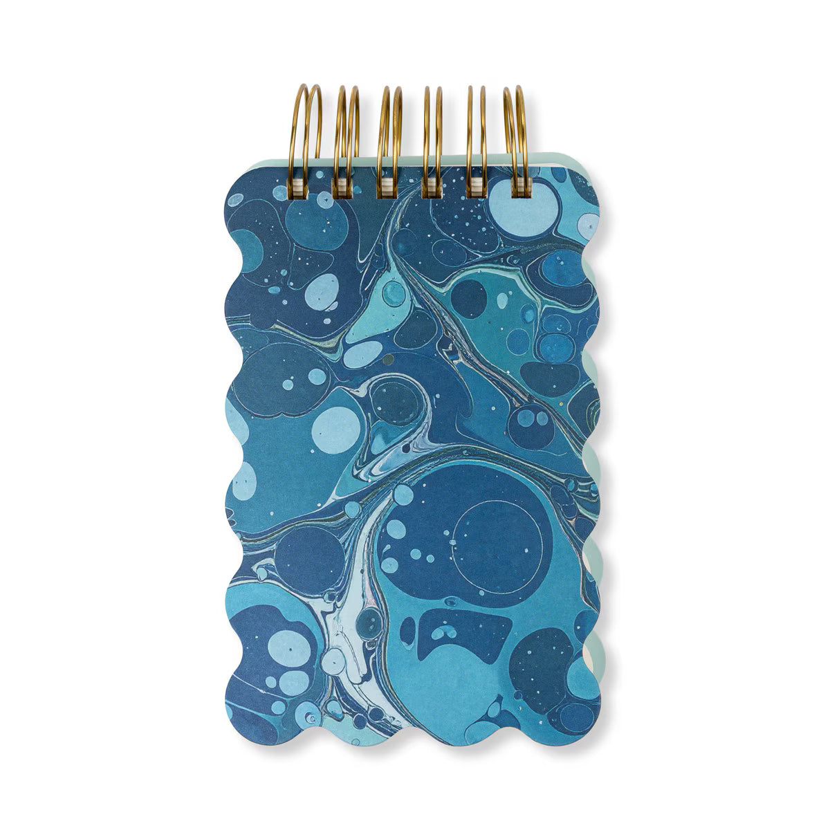 Marble Wavy Notepad - Teal | Bookazine HK