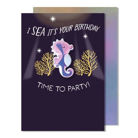 Seahorse Birthday Magnet Card | Bookazine HK