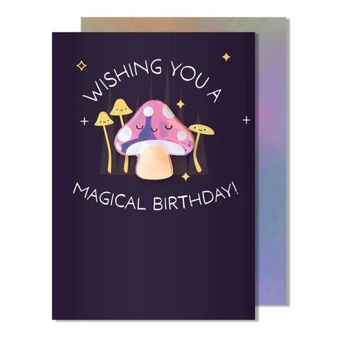 Magical Mushroom Birthday Magnet Card | Bookazine HK