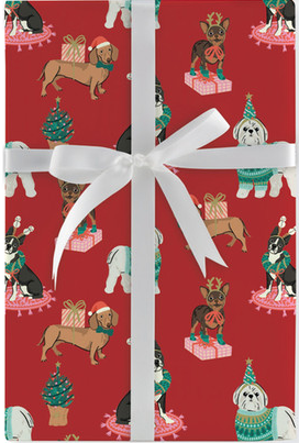 Merry Barkmas Jumbo Gift Wrap 10ft | Bookazine HK