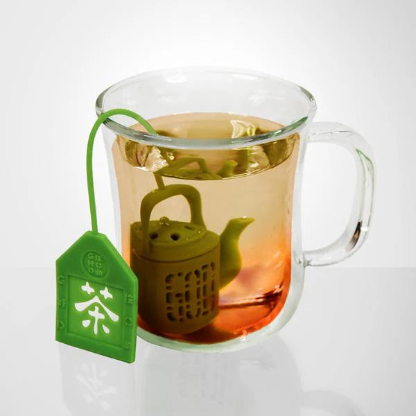 Electric Orange Mini Teapot Tea Infuser  | Bookazine HK