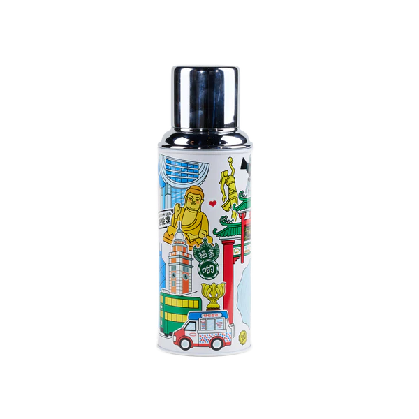 Modern HK Culture Glass Designed By Fred Glass Vacuum Flask 450ml | Bookazine HK