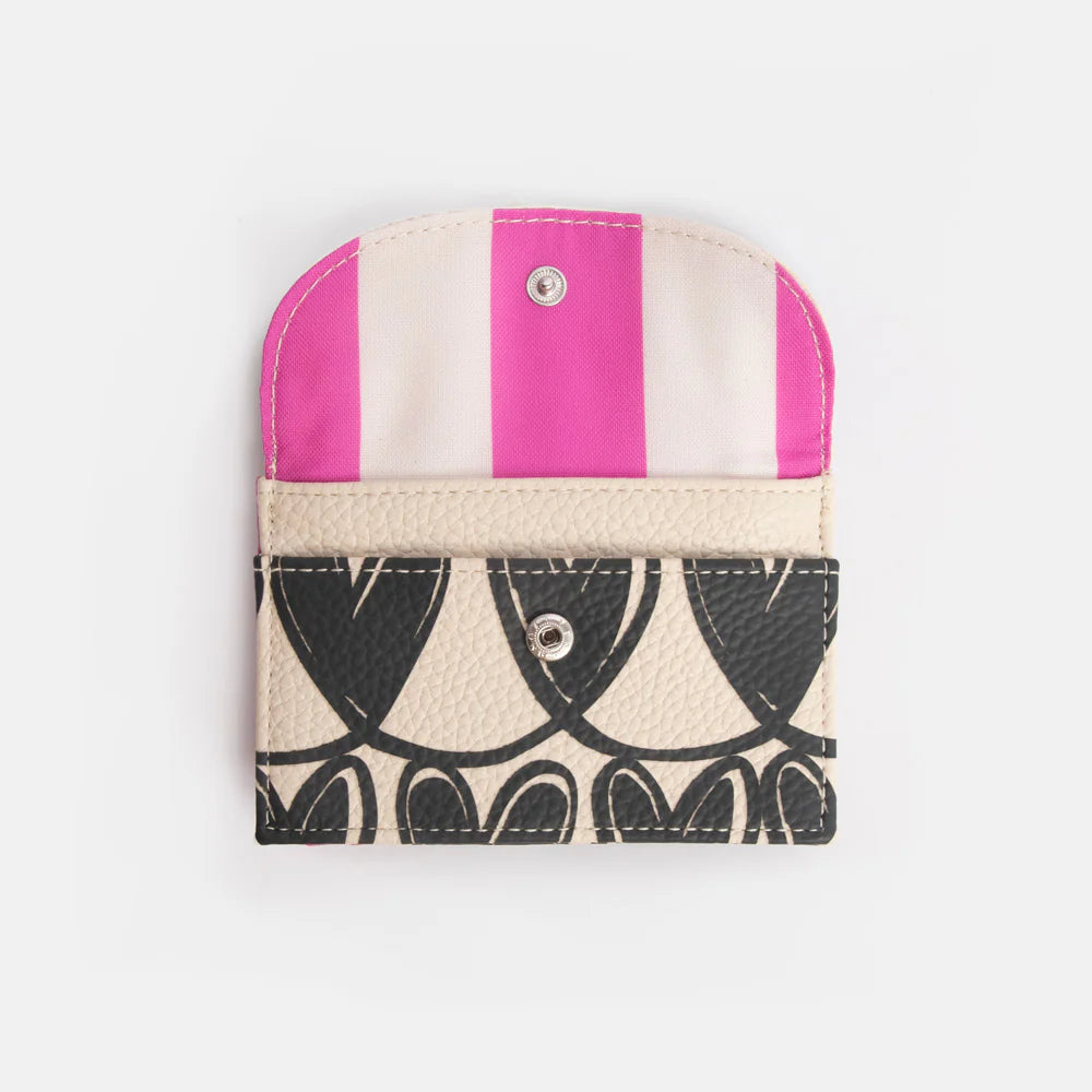 Mono Looped Hearts Card Holder Coin Purse | Bookazine HK