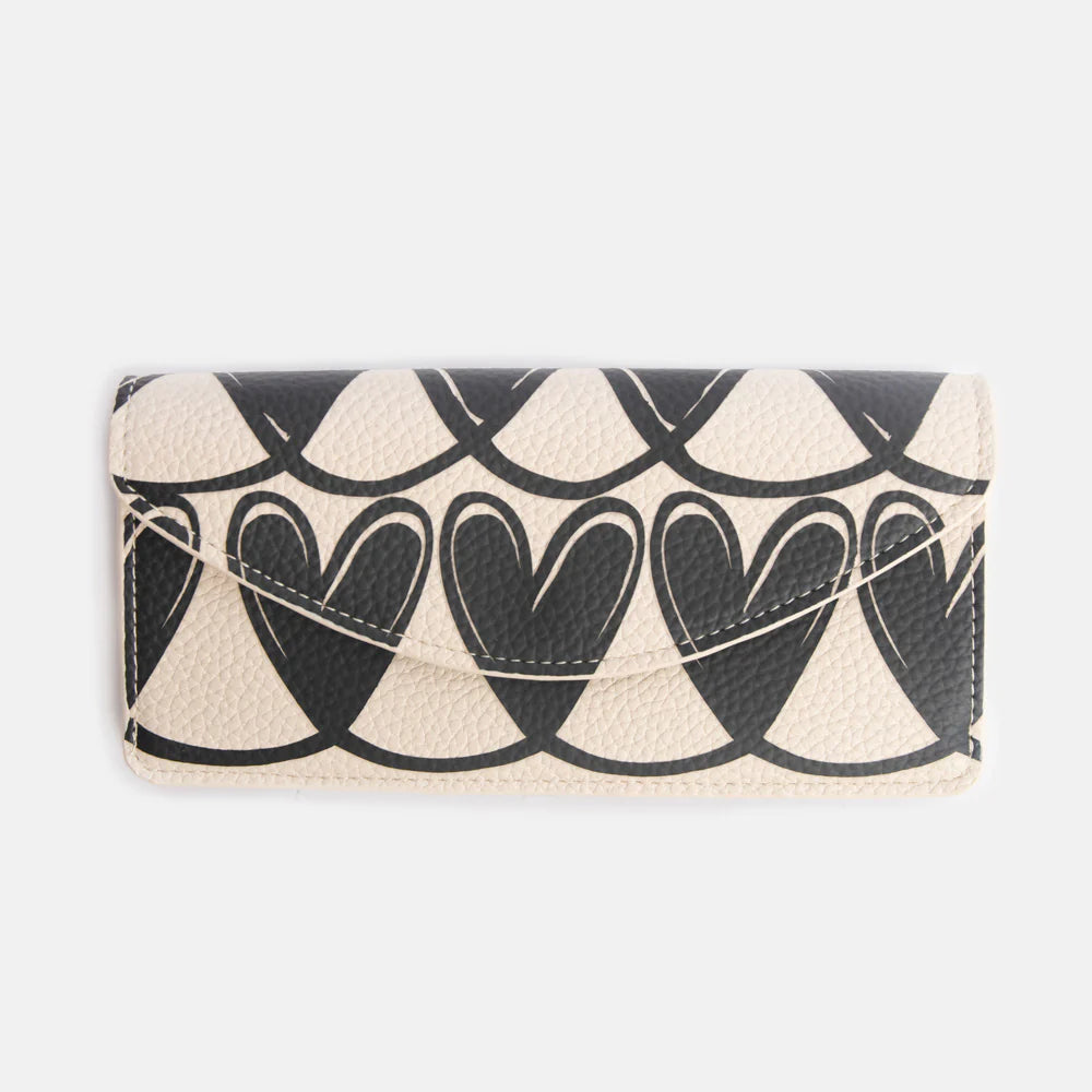 Mono Looped Hearts Envelope Purse | Bookazine HK