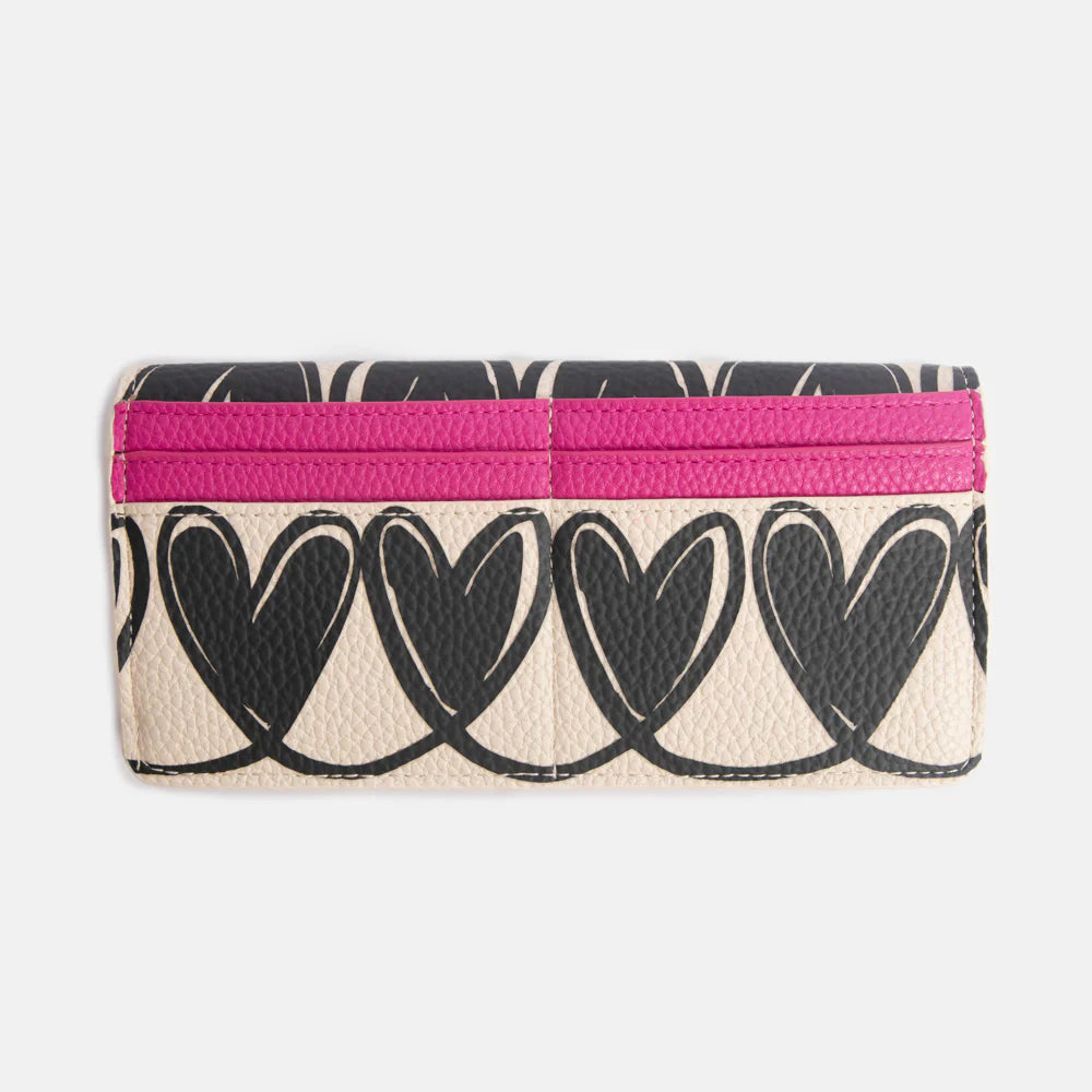 Mono Looped Hearts Envelope Purse | Bookazine HK