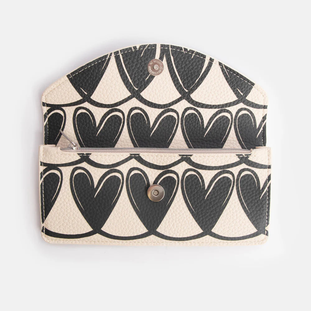 Mono Looped Hearts Envelope Purse | Bookazine HK