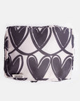 Mono Looped Hearts/Stripes Set of 3 Small Packing Cubes | Bookazine HK
