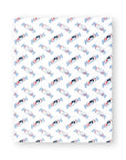 White Rabbit Candy Minky Fleece Blanket