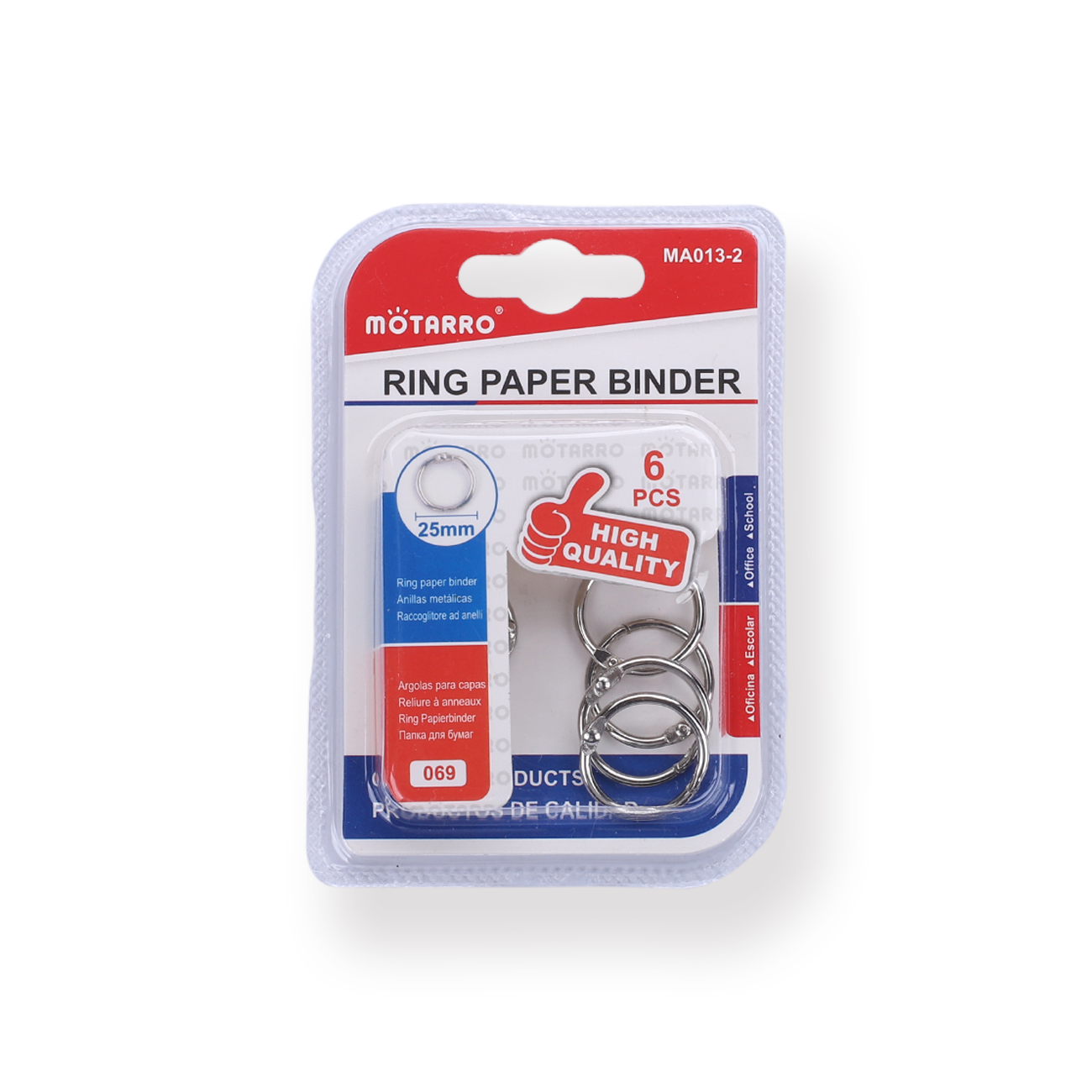 Motarro Ring Paper Binder 25mm 6's | Bookazine HK