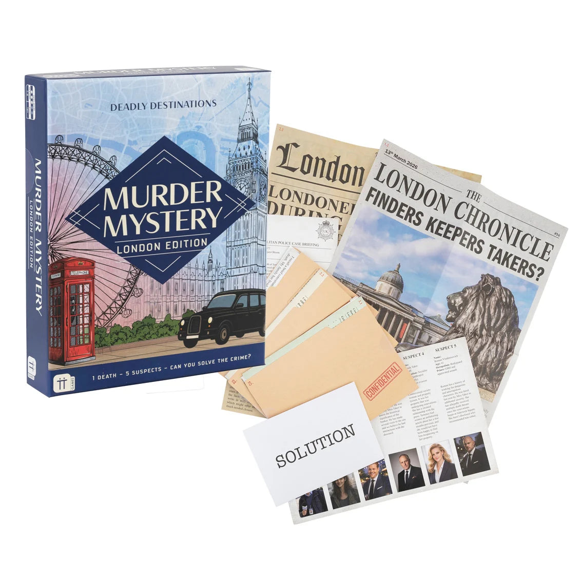 Murder Mystery in London Game