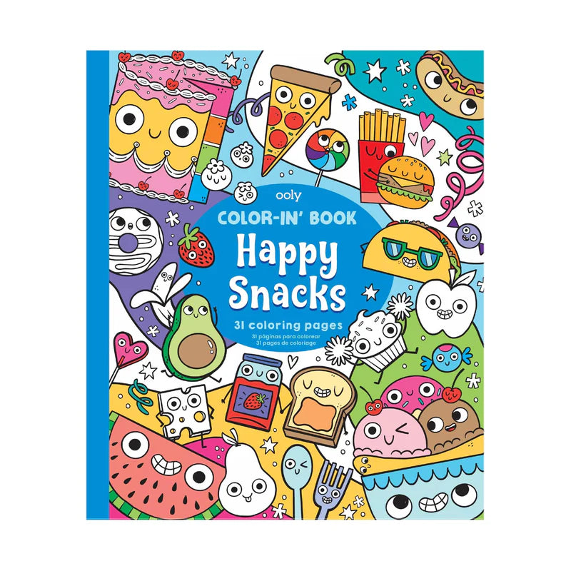 Color-In' Book: Happy Snacks | Bookazine HK