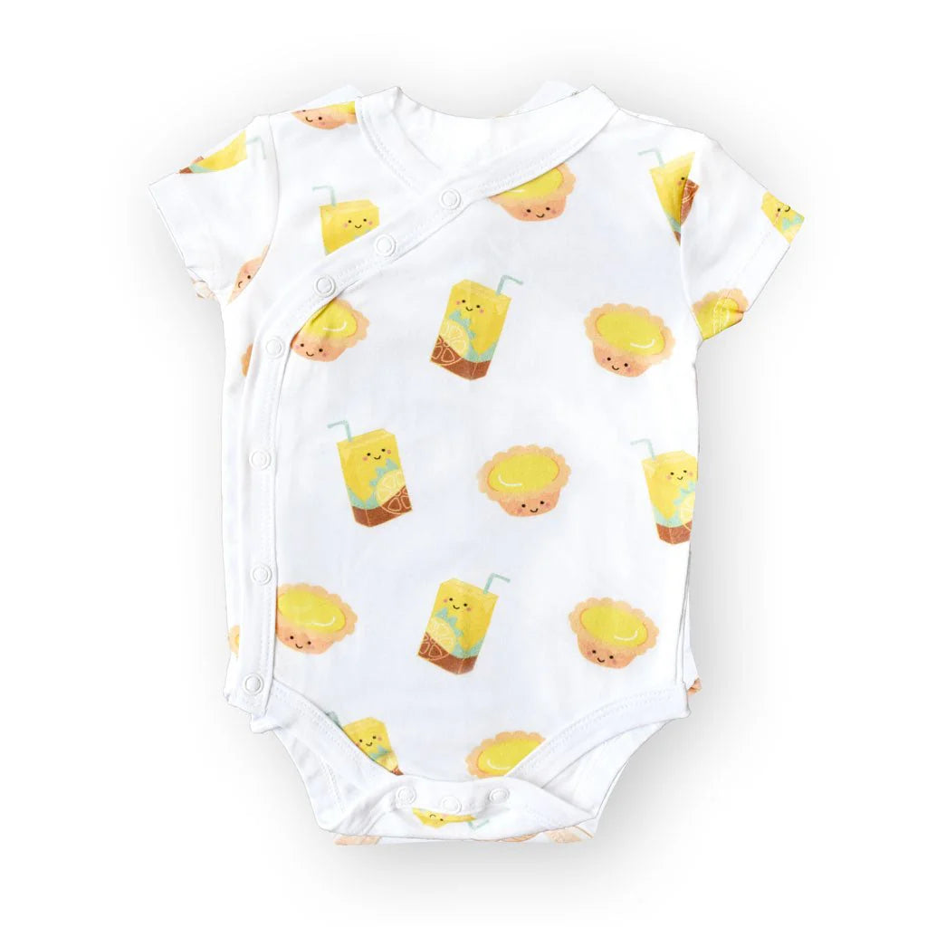 Organic Cotton Baby Onesie - Lemon Tea + Egg Tart (3-6M) | Bookazine HK