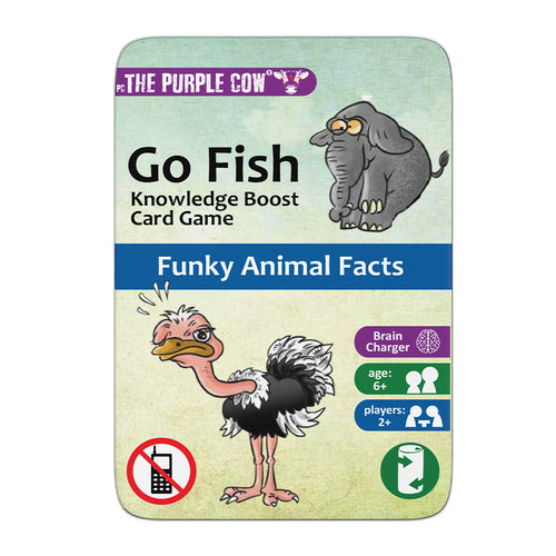 Go Fish Educational Card Game - Funky Animal Facts