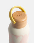 Pink Checkmate Heart Metal Water Bottle 500ml | Bookazine HK