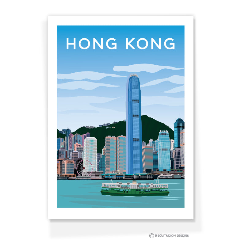 Hong Kong Harbour View Postcard | Bookazine HK
