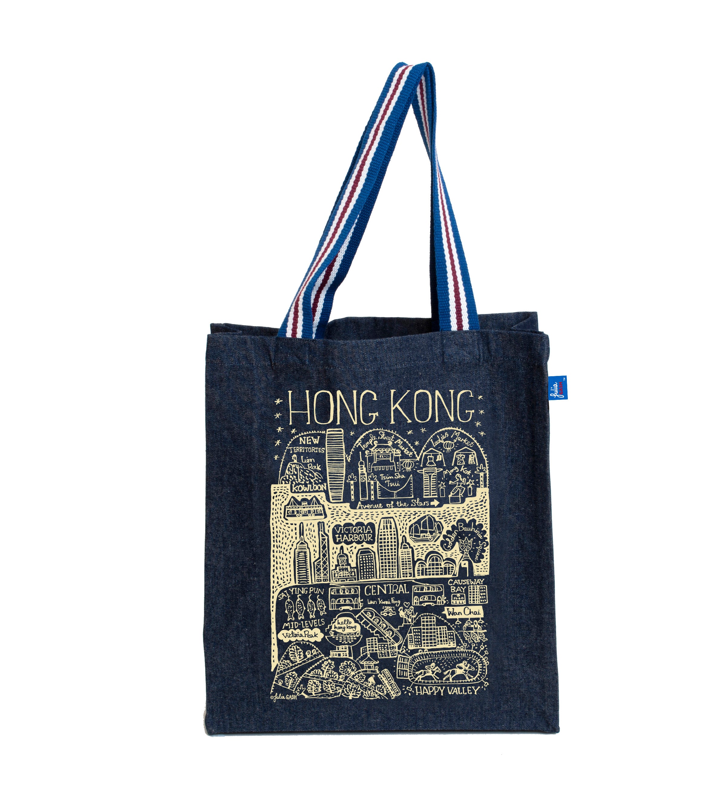 HK Medium Tote Bag Denim | Bookazine HK