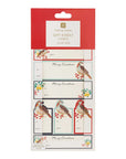 Christmas Partridge & Pear Gift Labels 5 Sheets (40 Stickers)