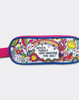 Double Zip Pencil Case With Handle