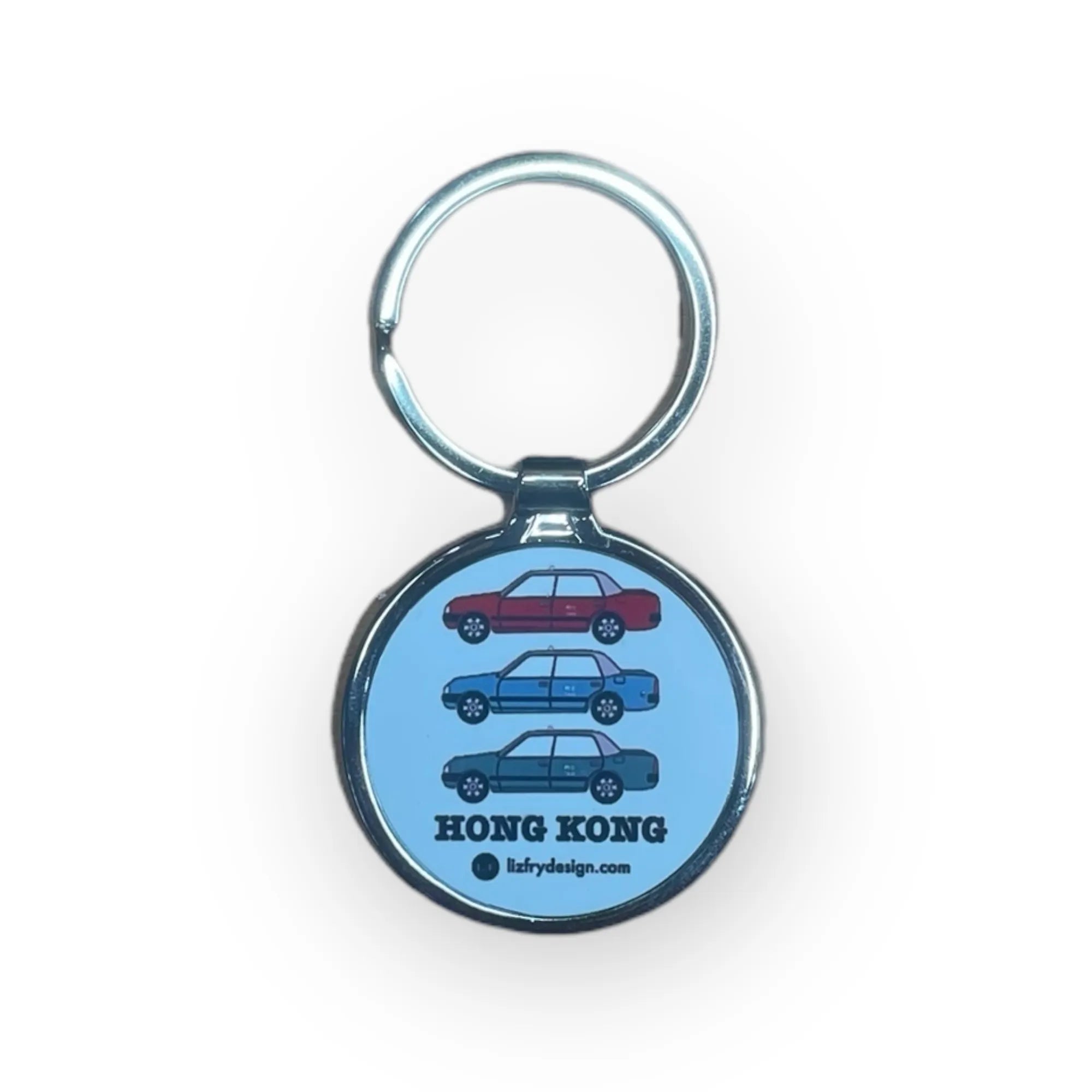 Hong Kong Taxi Metal Keyring | Bookazine HK