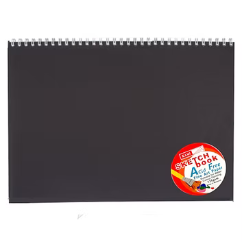 Kami Sketch Book A6 Black 50P | Bookazine HK
