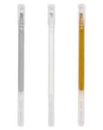 Modern Gel Pens - White, Silver & Gold