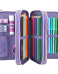 topmodel-triple-pencil-case-lilac-leo-love